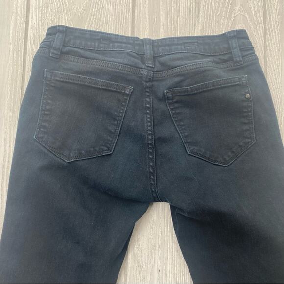 Miss Me Women's Black 01 Raw Hem Stretchy Ankle Skinny Denim Jeans Size 26 - Picture 5 of 12